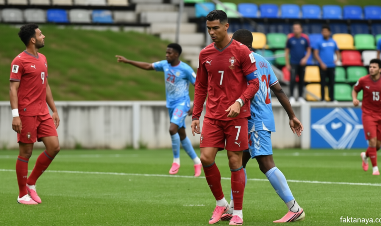 Historic Moment: Gestur Cristiano Ronaldo ke Kiper Diogo Costa Jadi Sorotan Usai Portugal Dibobol RD Kongo