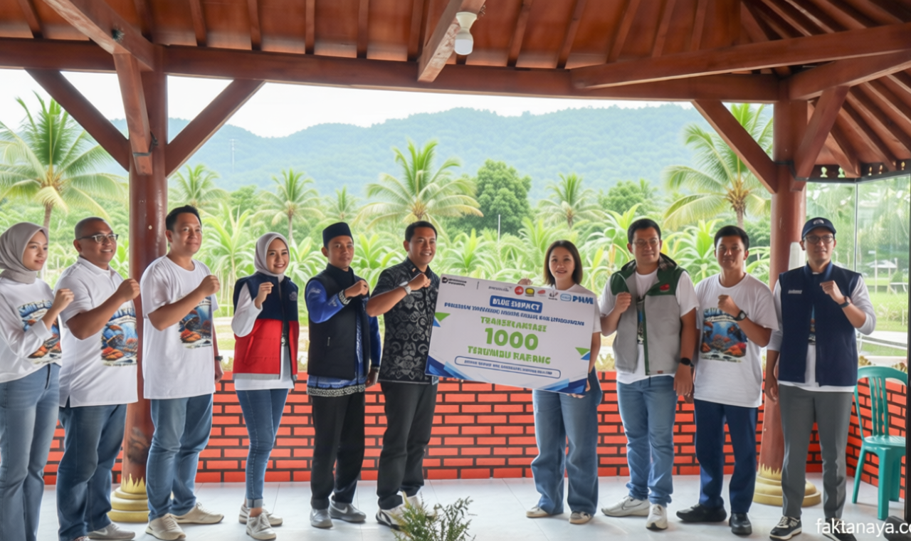 Special Plan: Dongkrak Ekonomi Masyarakat Pesisir Lampung Selatan, Sinergi BUMN Gelar Program Blue Impact