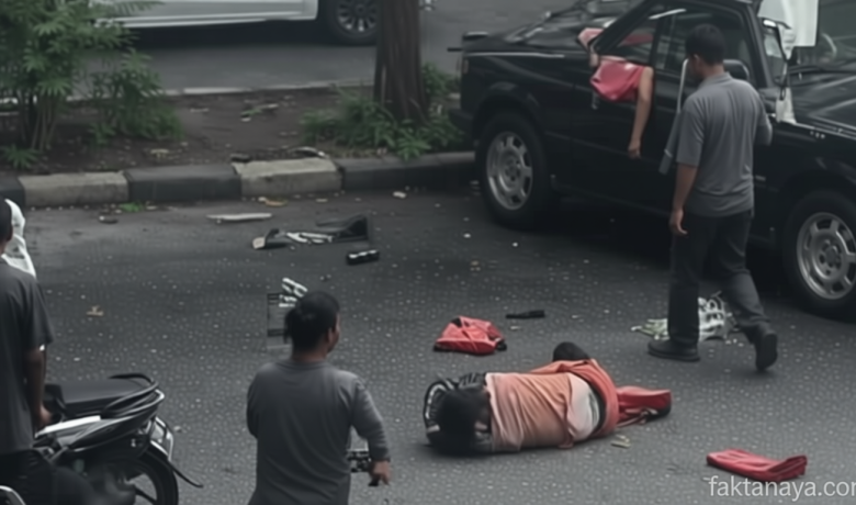 detik Mobil PPSU Oleng lalu Tabrak Pohon di Kalideres – Empat Petugas Terluka