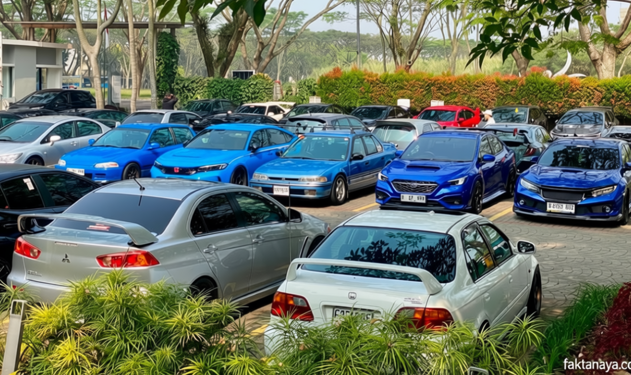 Historic Moment: Puluhan Mobil Sport Jepang Langka Ramaikan Bandung