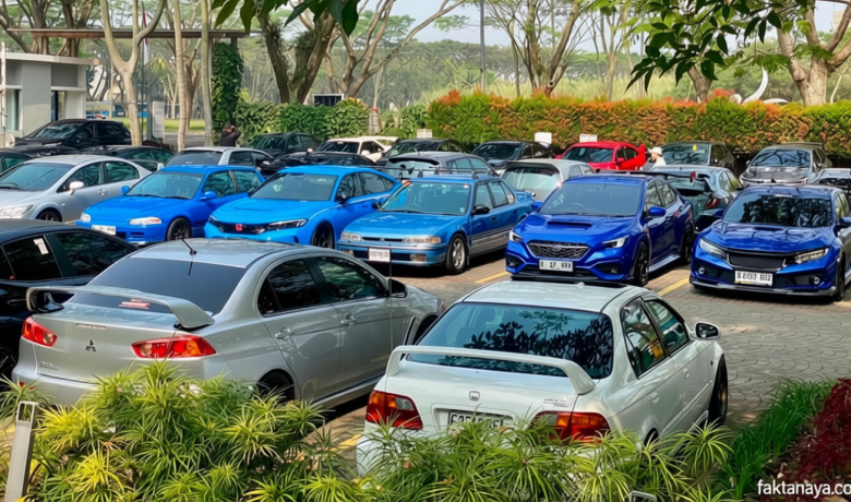 Historic Moment: Puluhan Mobil Sport Jepang Langka Ramaikan Bandung
