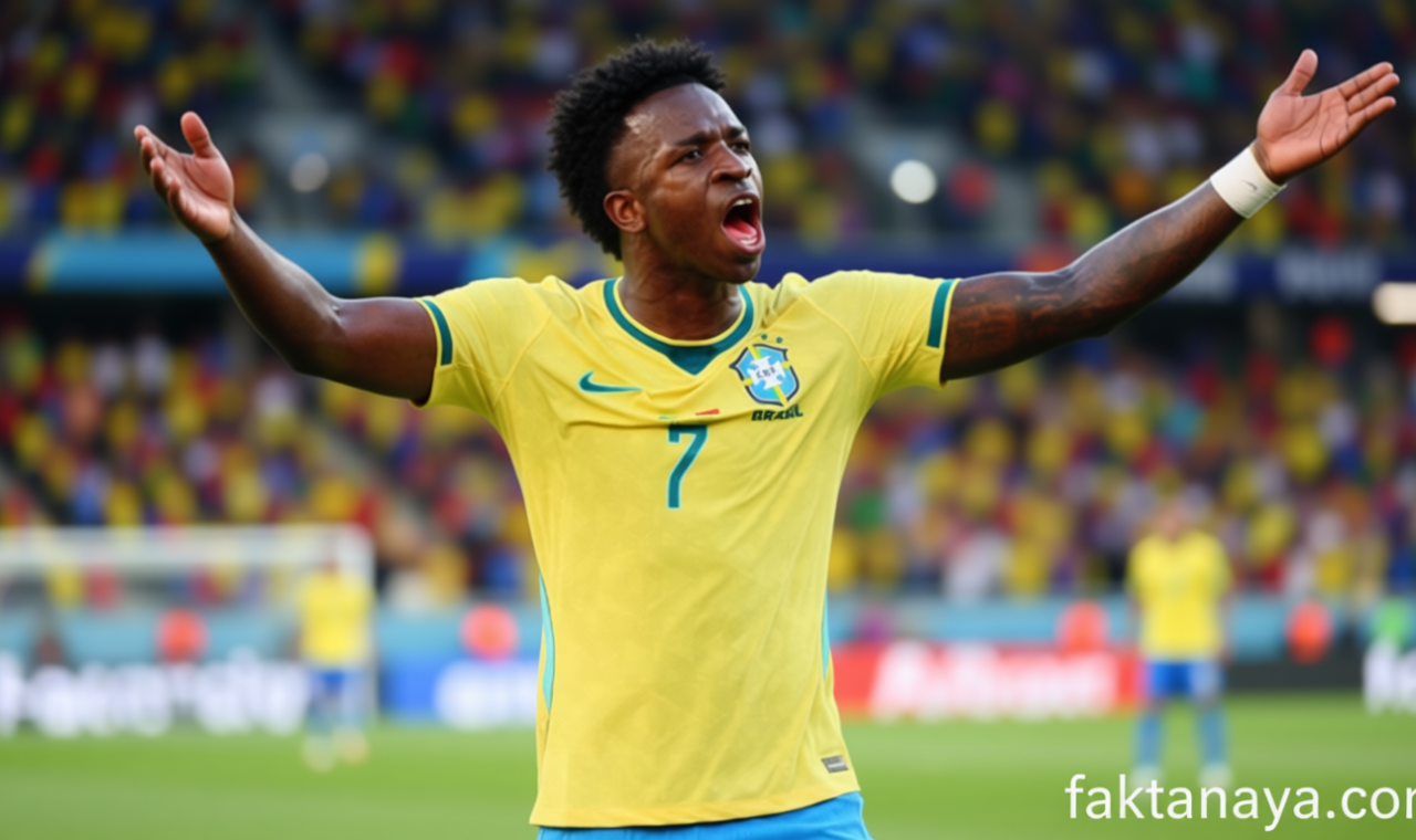 Important Visit: Deretan Fakta Menarik Brasil vs Haiti: Vinicius Junior Samai Rekor Pele dan Ronaldo