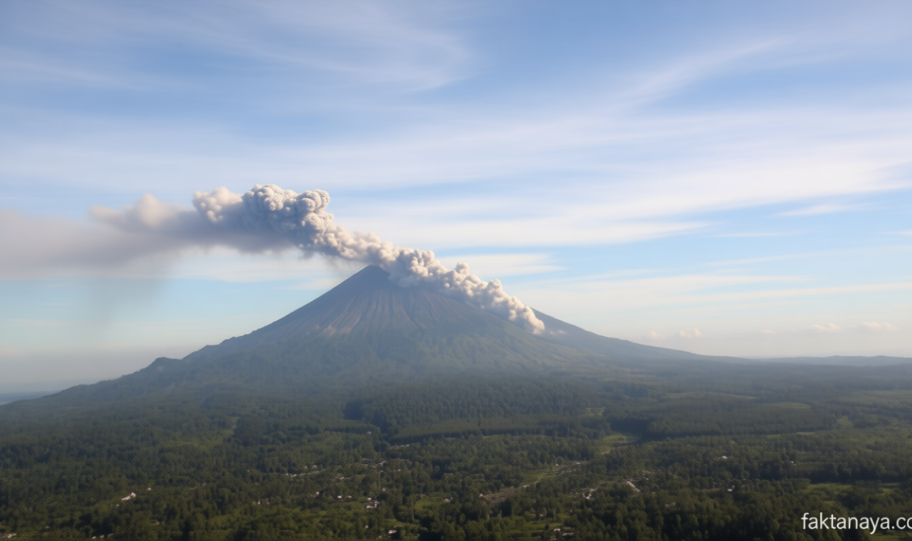 Aktivitas Gunung Semeru Didominasi Gempa Erupsi, Status Siaga Level III Masih Berlaku