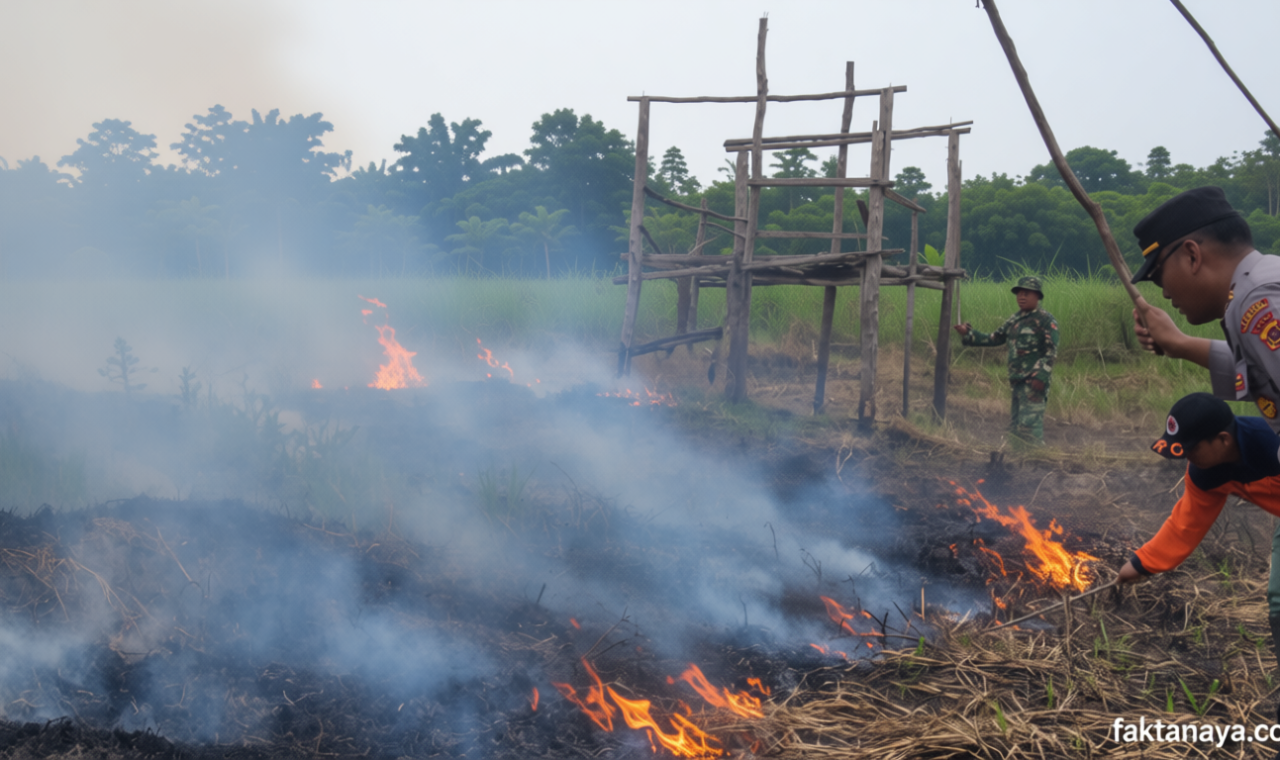 Bekas Lahan Sampah di Depok Terbakar – Diduga Dipicu Pembakaran yang Ditinggal, Dua Warga Berhasil Diselamatkan