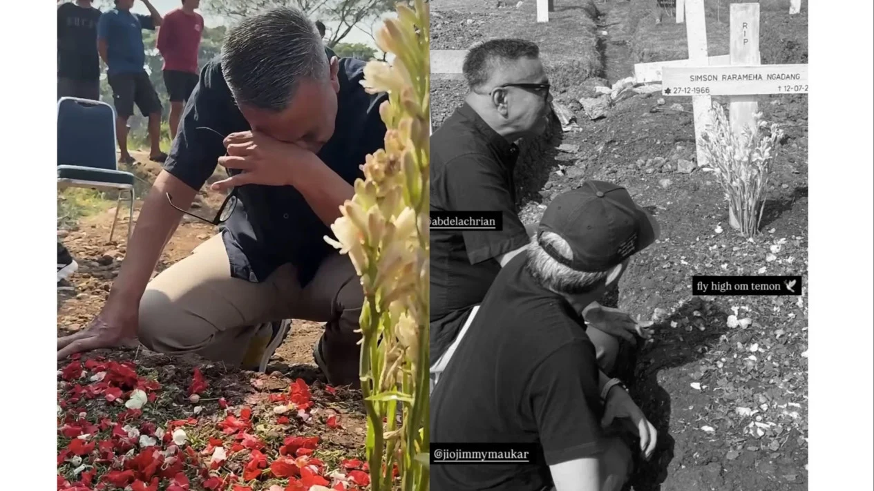 Important Visit: Abdel Akhirnya ke Makam Temon untuk Bertemu Terakhir Kalinya, Tangis Pecah di Pusara: Maafin Gue Ya Mon