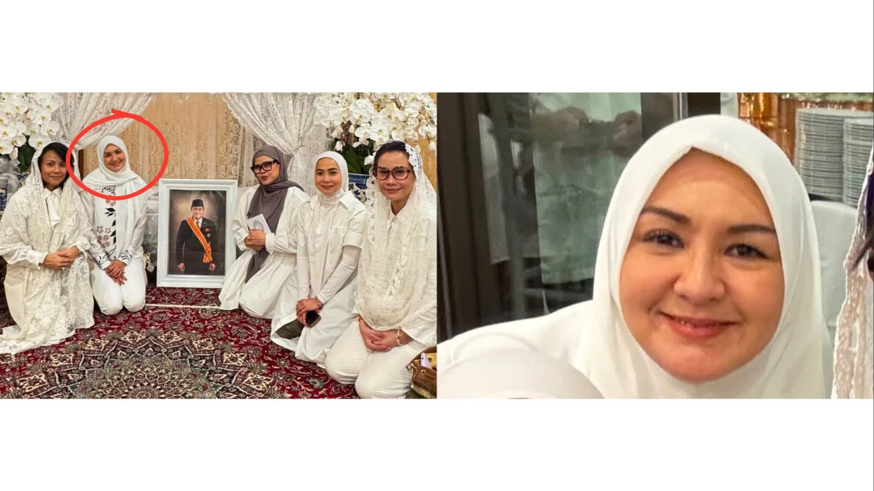 Important Visit: Bikin Kaget! Donna Agnesia Pakai Hijab di Tahlilan Rachmat Gobel, Ternyata Ini Agama Aslinya