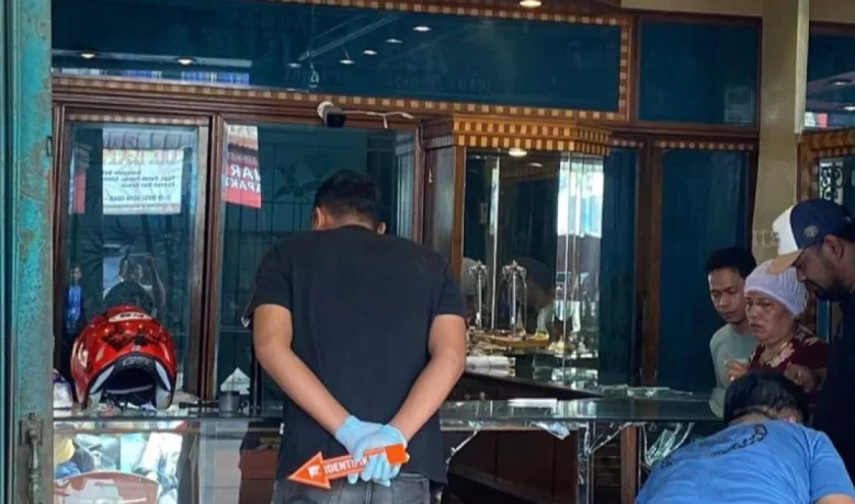 Oknum Polisi Rampok Toko Emas di Aceh Ditangkap