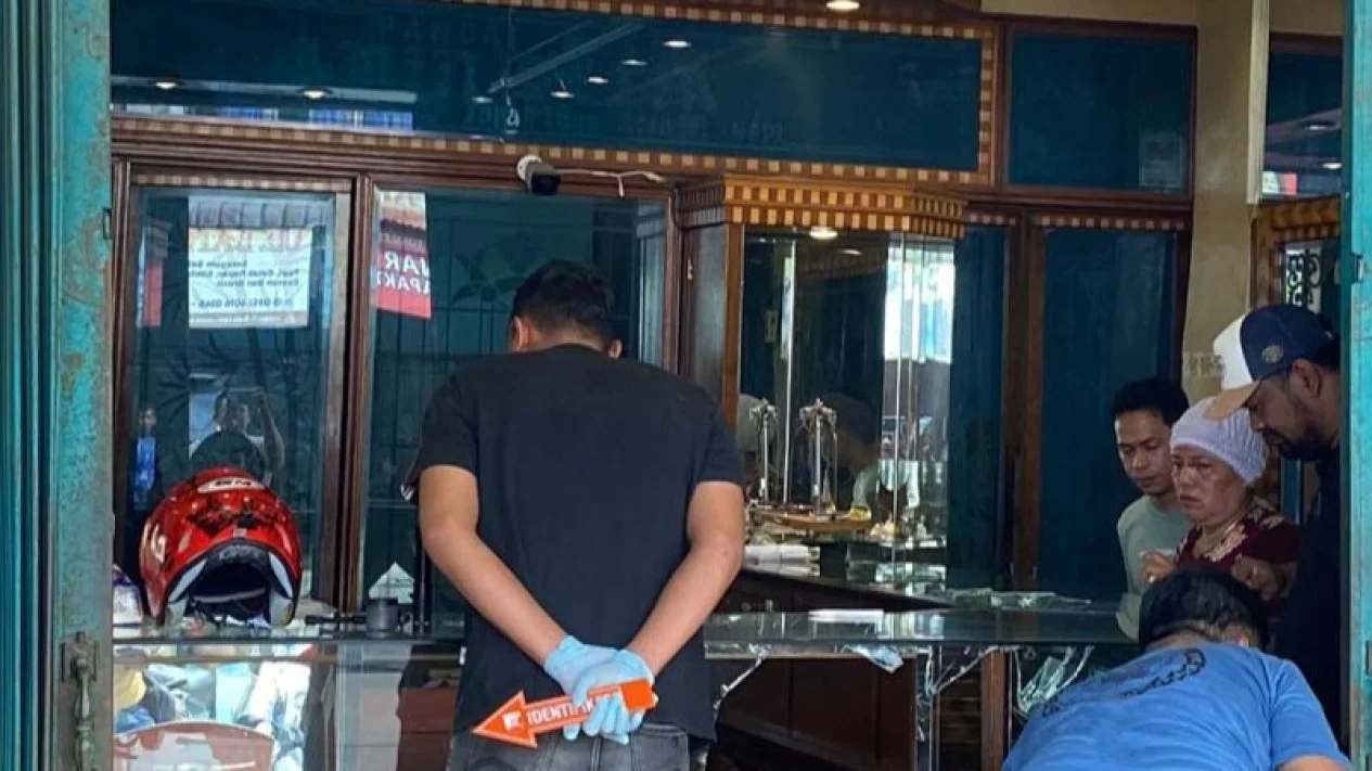Oknum Polisi Rampok Toko Emas di Aceh Ditangkap