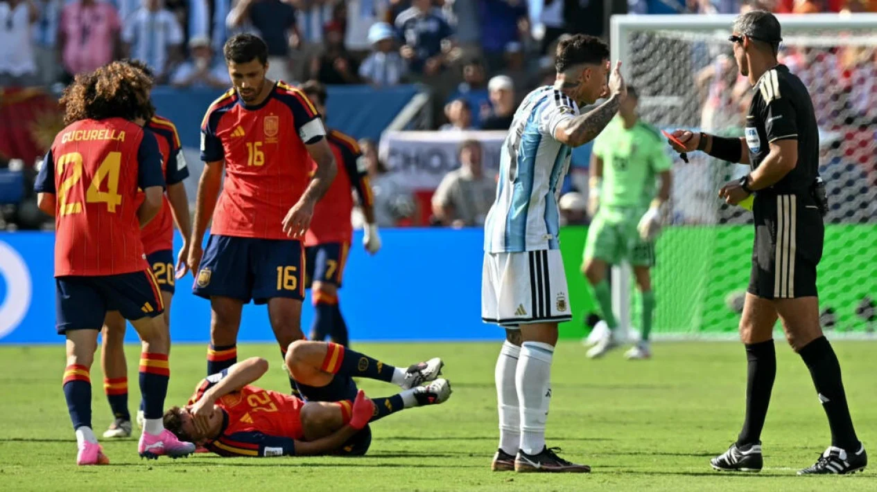 What Happened During: Berkali-kali Dituduh Dibantu Wasit dan VAR, Argentina Akhirnya Tewas karena Kartu Merah