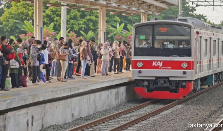 KRL Green Line Rangkasbitung-Tanah Abang Tertemper Orang – KCI Minta Maaf