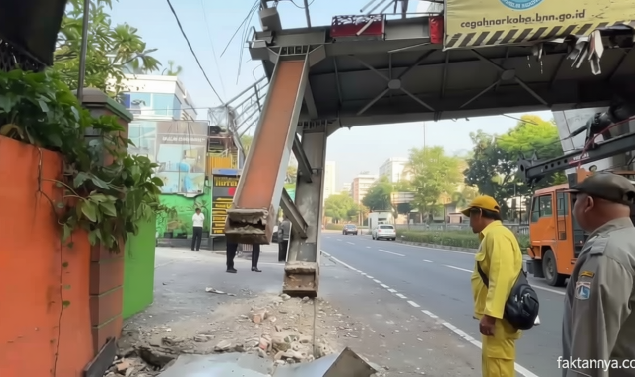 Key Discussion: Update Kemacetan Usai JPO Tendean Ditabrak Truk Crane, Antrean Mengular di Senopati hingga Rasuna Said