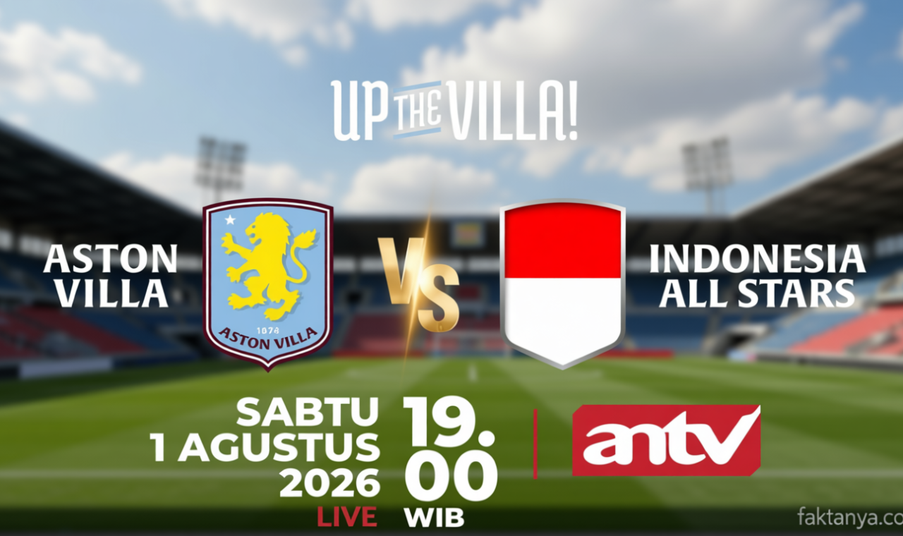 Link Live Streaming Aston Villa Vs All Stars Indonesia Malam Ini: Alejandro Garnacho Comeback ke GBK
